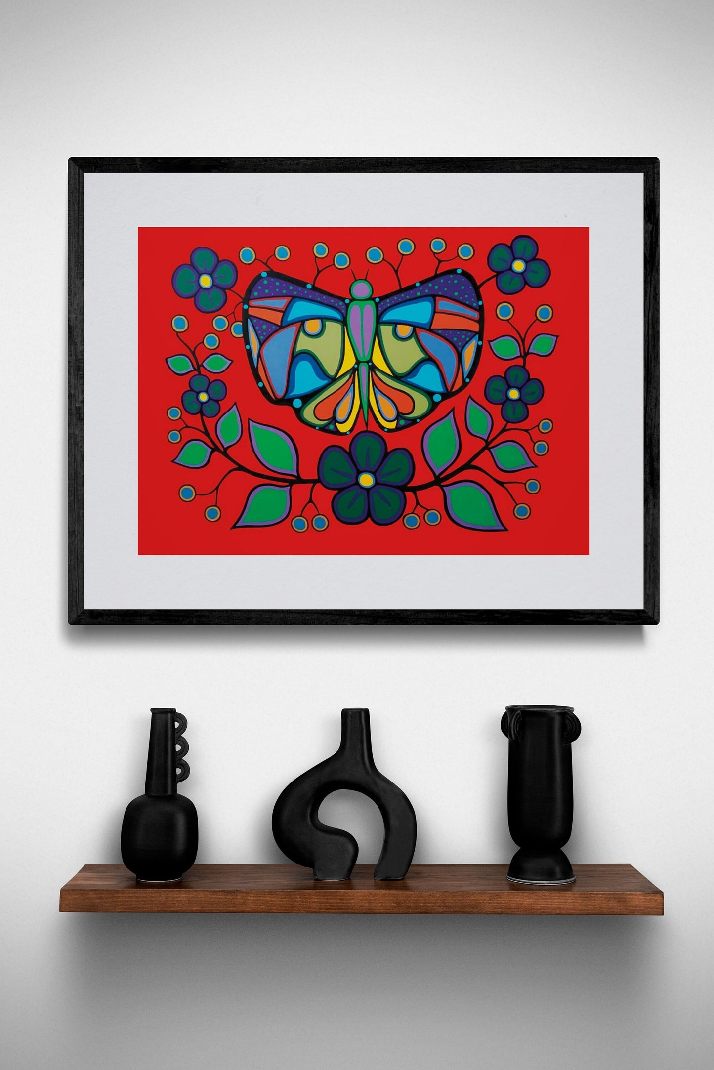 Perfect by Jim Oskineegish Indigenous Art Print, First Nations, Ahnisnabae Culture, Native American Indian Decor