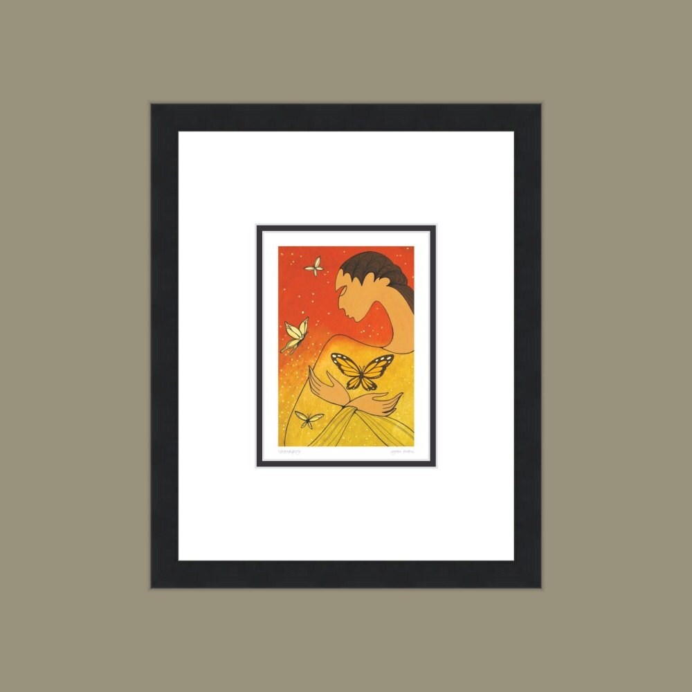 Serendipity by Maxine Noel, Indigenous Art Print, First Nations, Native Americans, Framed Art