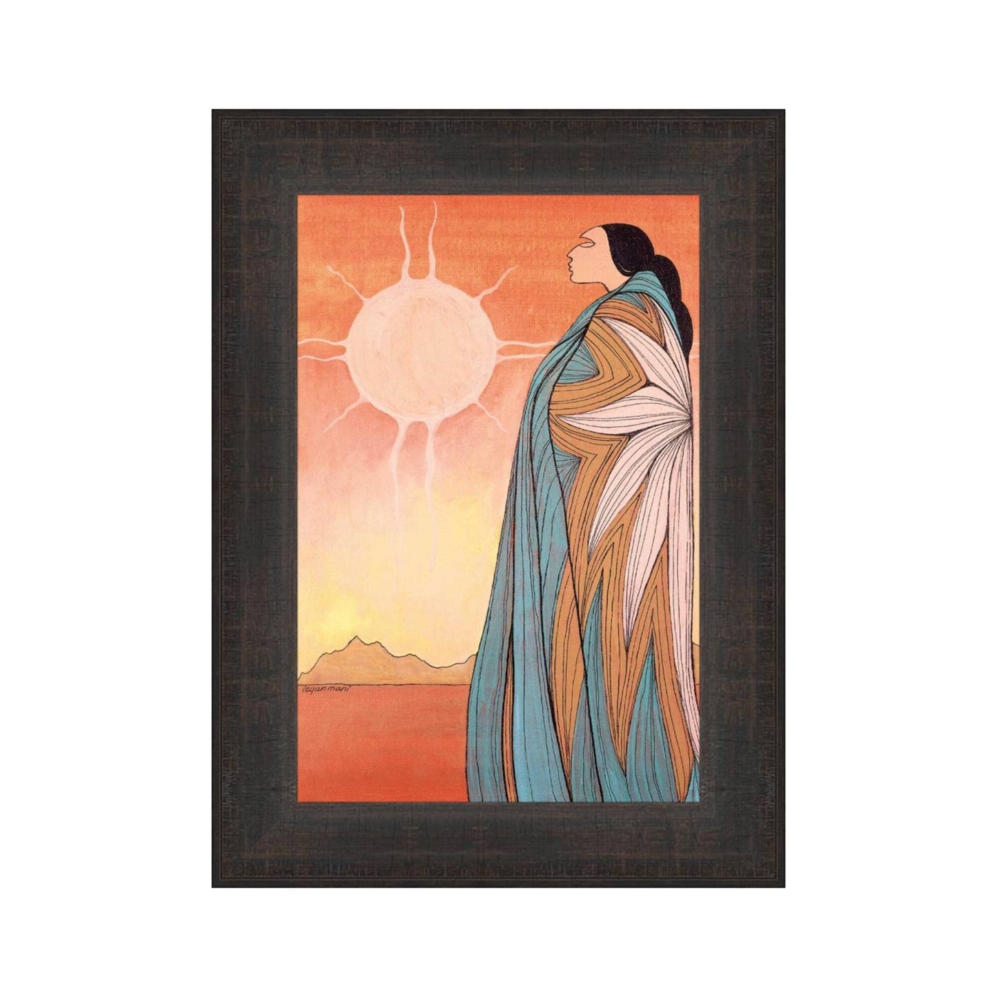 A New Dawn by Maxine Noel, Indigenous Art Print, First Nations, Native Americans, Framed Art