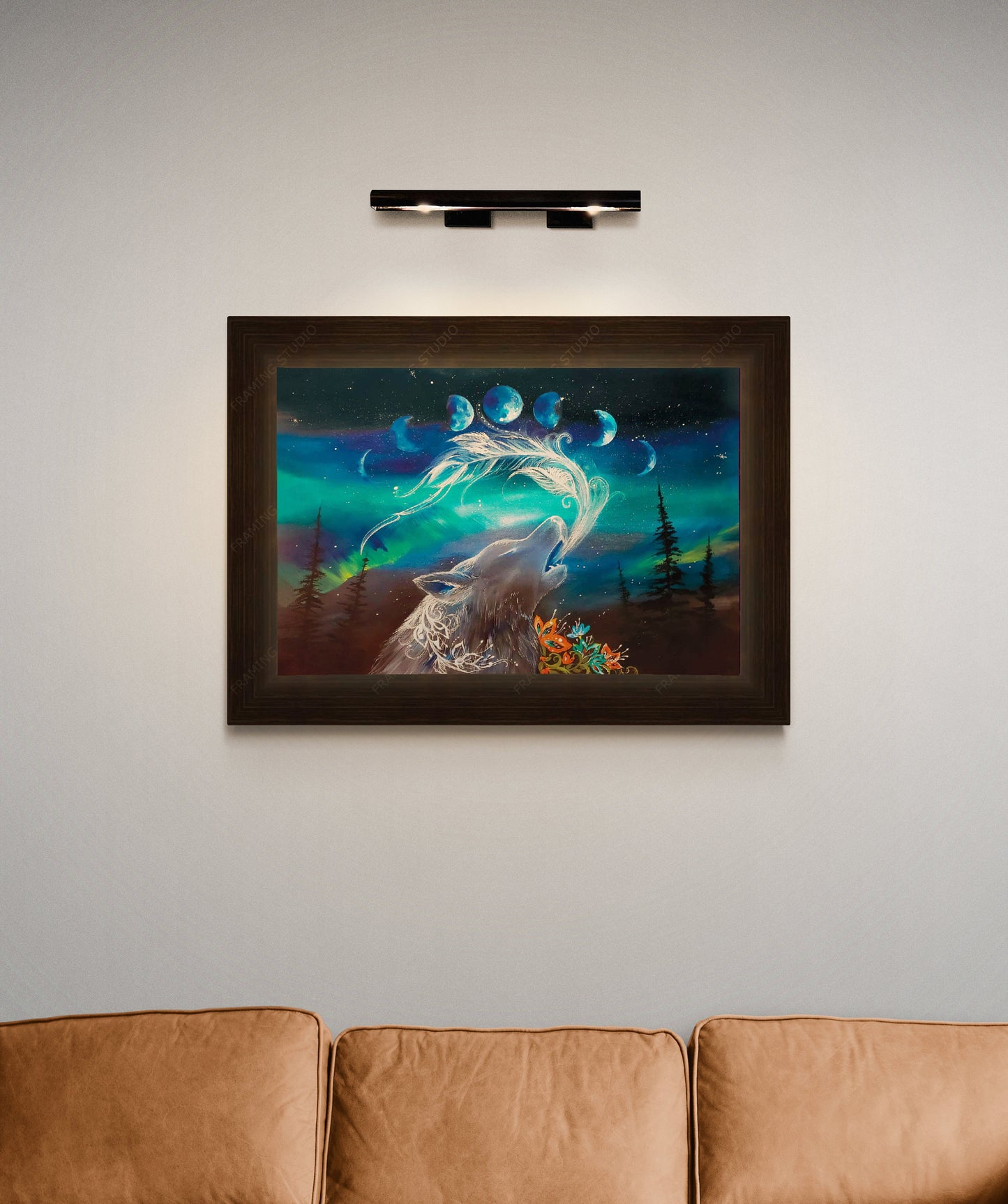 Wolf Whisperer by Karen Erickson, Indigenous Art Print, First Nations, Native American Indian Decor