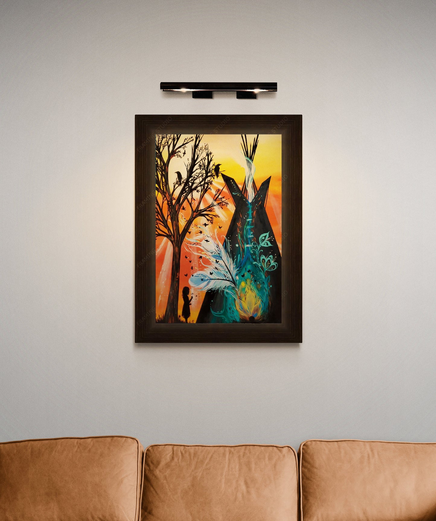 Through Children’s Eyes by Karen Erickson, Indigenous Art Print, First Nations, Native American Indian Decor