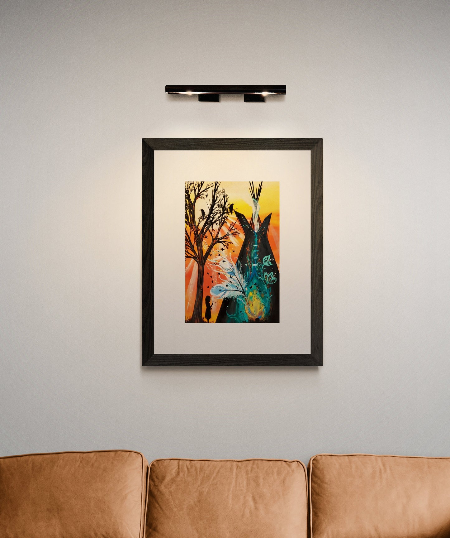 Through Children’s Eyes by Karen Erickson, Indigenous Art Print, First Nations, Native American Indian Decor