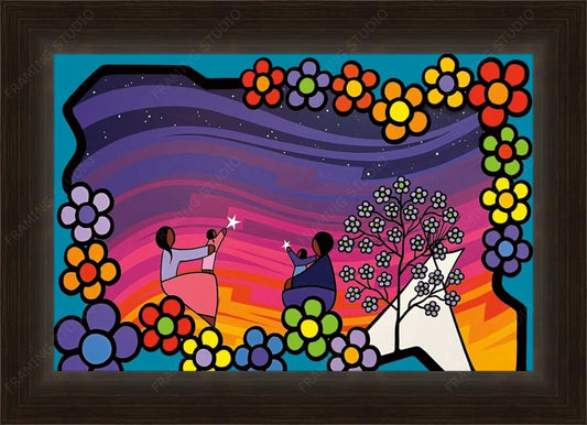Twins By Kevin Pee-Ace, Indigenous Art Print, First Nations, Native American Indian Decor
