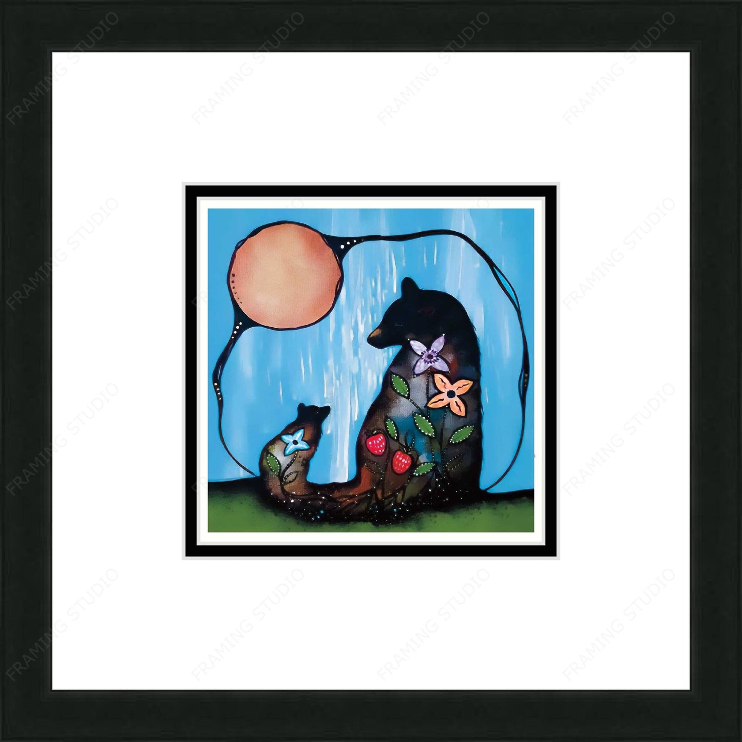Momma Bear by Carla Joseph, Indigenous Art Print, First Nations, Native American Decor
