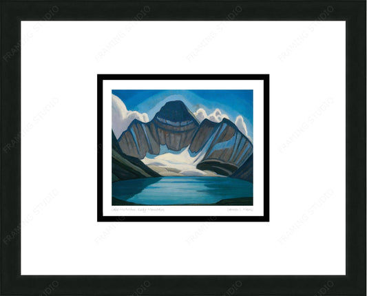 Lake McArthur, Rocky Mountains by Lawren S. Harris, Group of Seven Art Card,  Framed Art Card