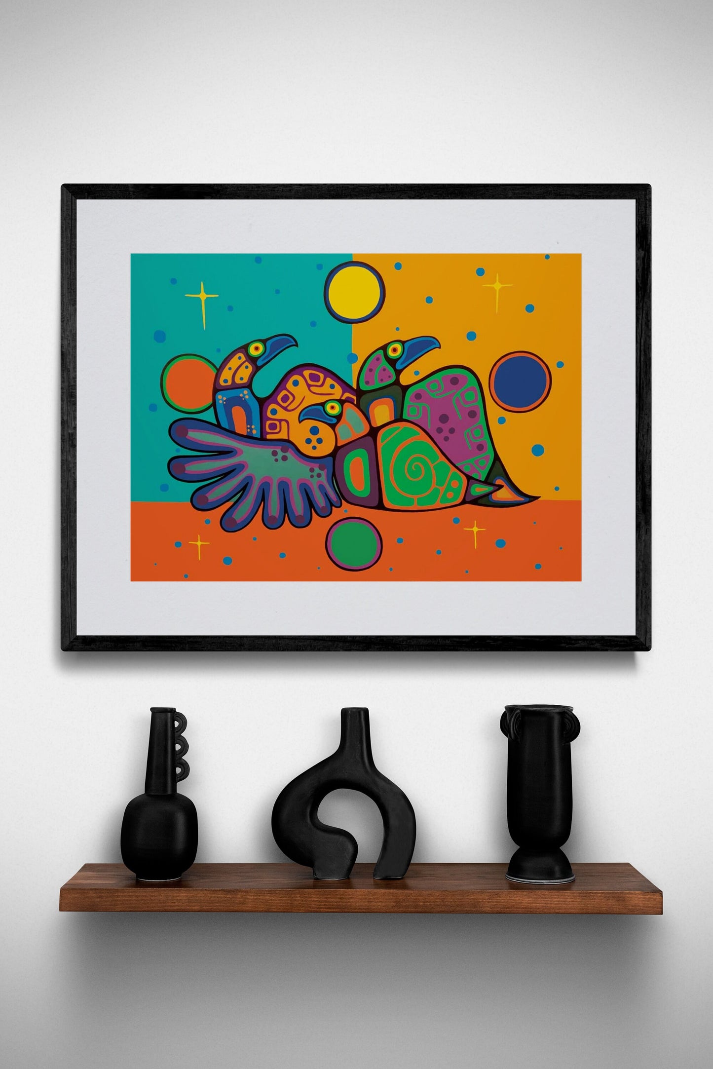 Forgiveness by Jim Oskineegish Indigenous Art Print, First Nations, Ahnisnabae Culture, Native American Indian Decor