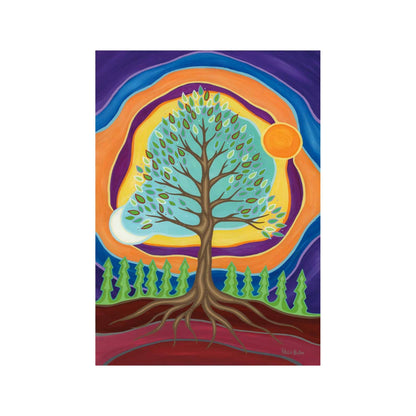 Positive Energy Exchange By Patrick Hunter Indigenous Art Print, First Nations, Ojibway, Native Americans Indian Decor, Framed Art