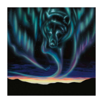 Sky Dance – Bear By Amy Keller-Rempp Indigenous Art Print, First Nations, Native Americans, Northern Lights, Aurora Borealis