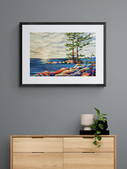 Boquetto By Wynne Parkin,  Canadian Artist, Canadiana Art Print, Framed Art