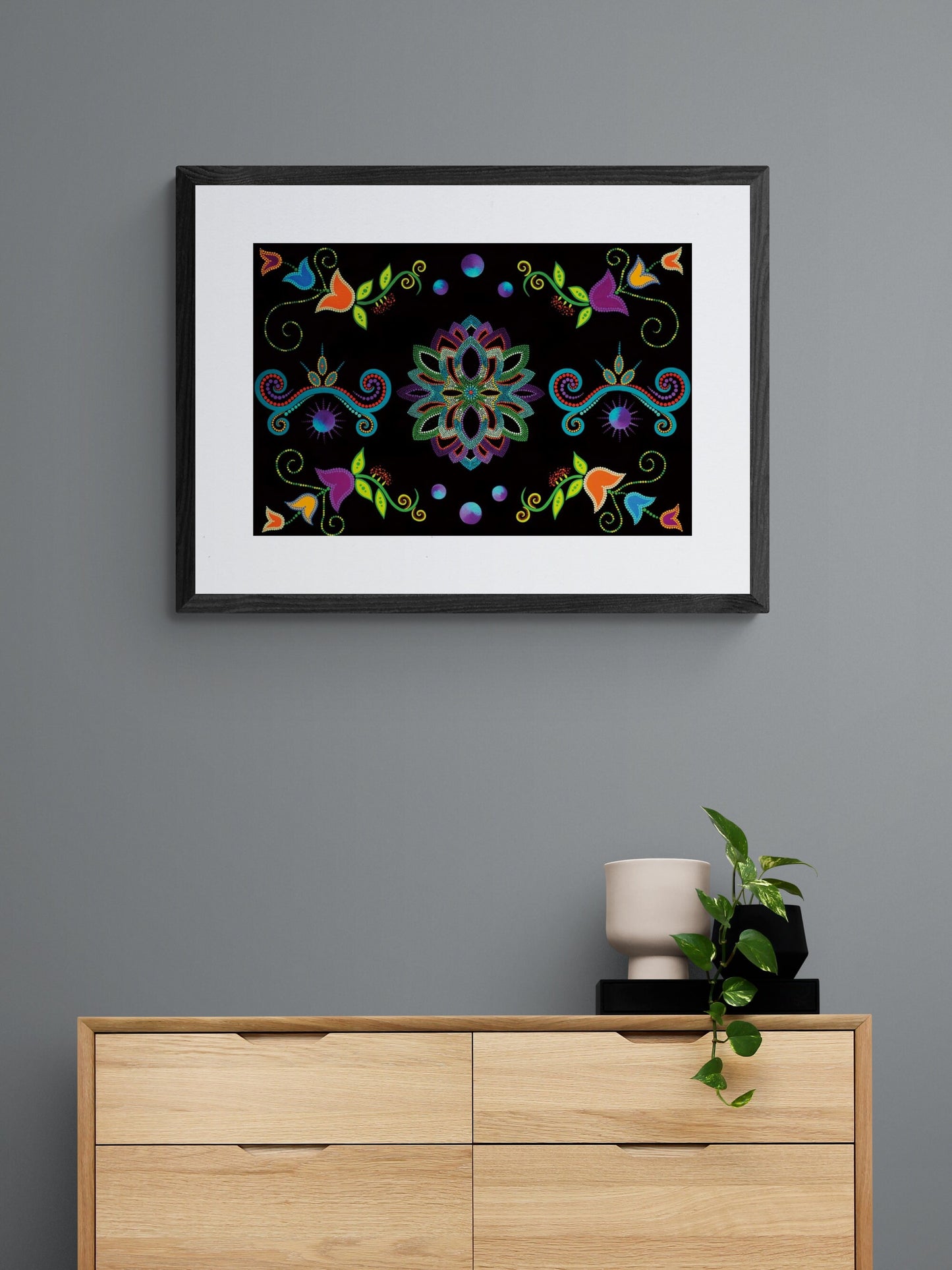 Rejuvenation by Tracey Metallic, Indigenous Art Print, First Nations, Migmaq Artist, Native American Indian Decor