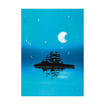 Little Christian Island By William Monague, Indigenous Art Print, First Nations, Ojibway, Native Americans Indian Decor, Framed Art