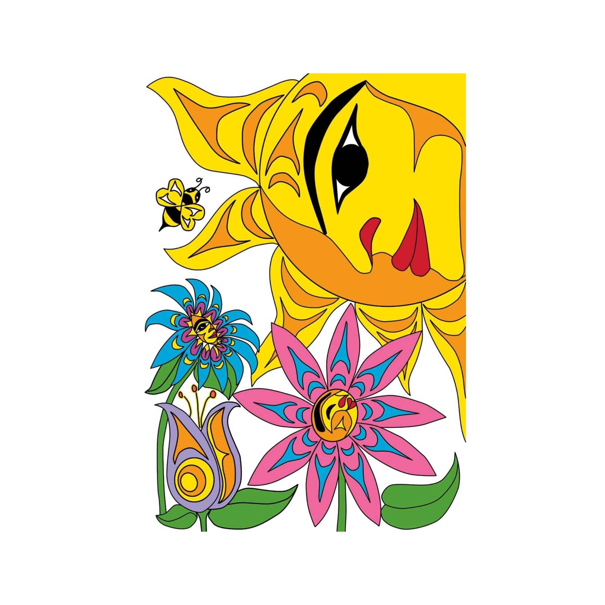 Sun Kissed by Angela Kimble, Indigenous Art Print, First Nations, Nati ...