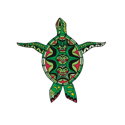 Turtle by Angela Kimble, Indigenous Art Print, First Nations, Native American Indian Decor