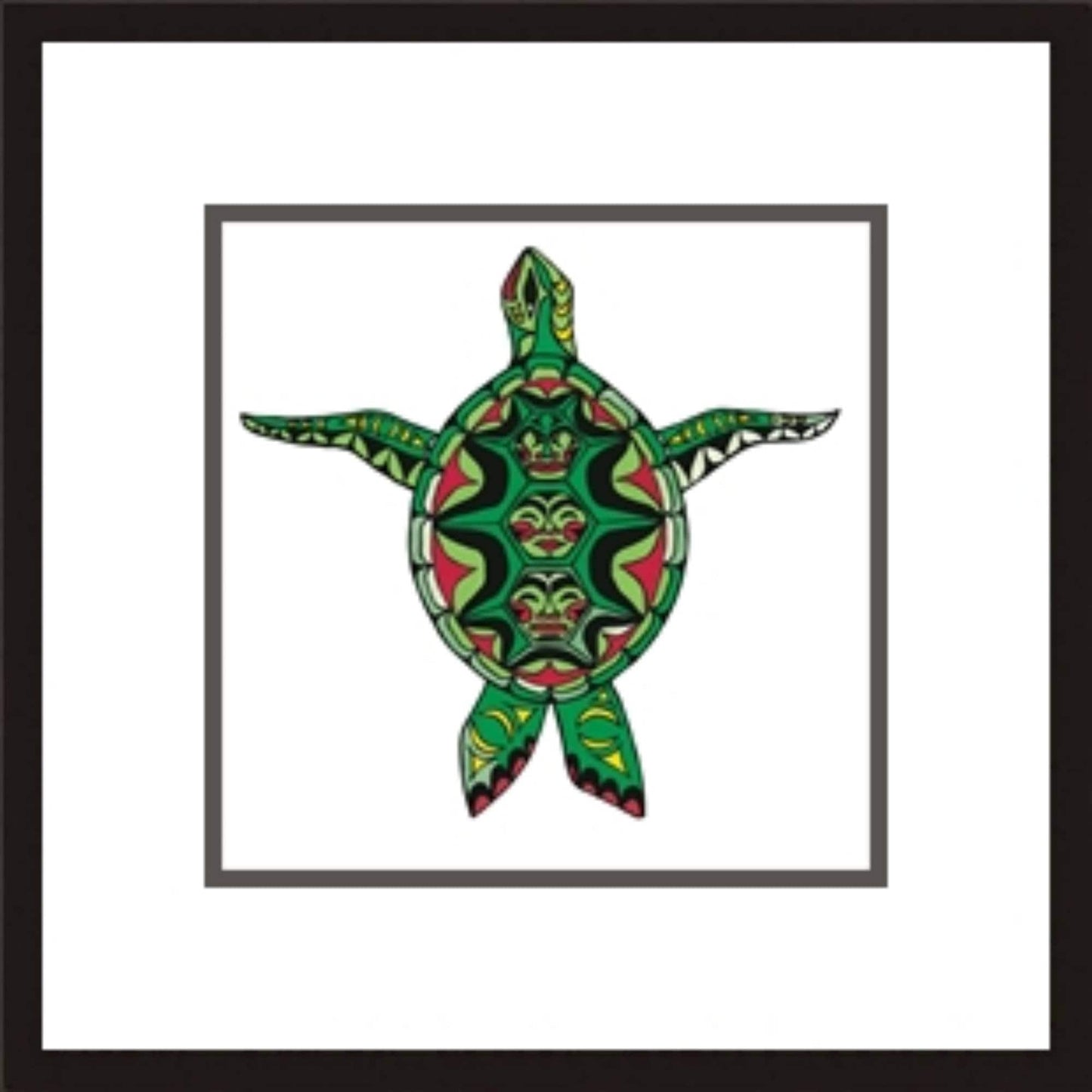 Turtle by Angela Kimble, Indigenous Art Print, First Nations, Native American Indian Decor