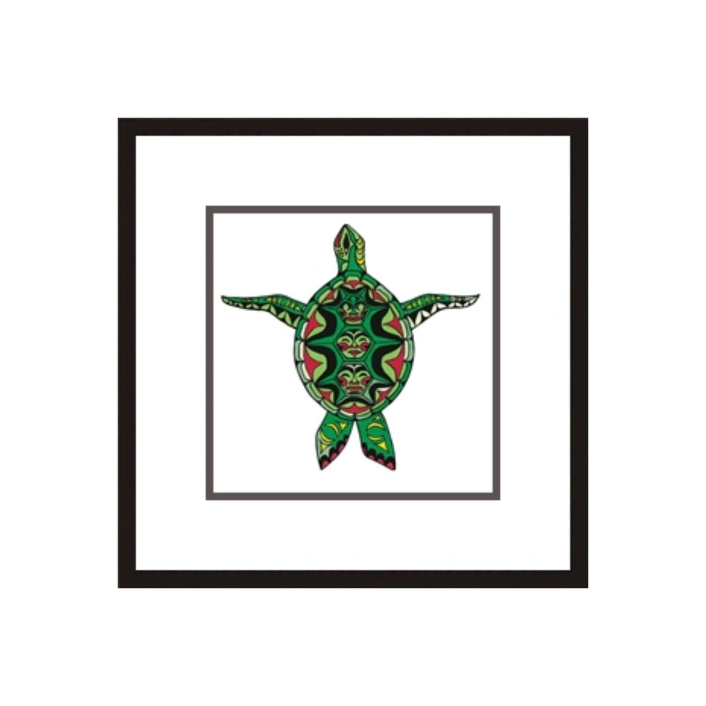 Turtle by Angela Kimble, Indigenous Art Print, First Nations, Native American Indian Decor