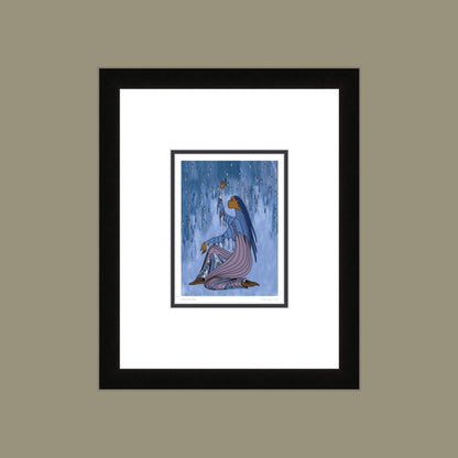 Rainmaker by Maxine Noel, Indigenous Art Card, First Nations, Native Americans, Framed Art Card