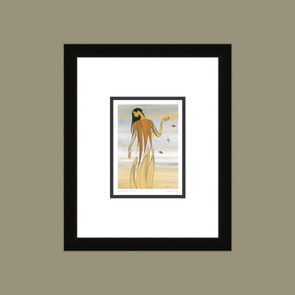 Approach Of Autumn by Maxine Noel, Indigenous Art Print, First Nations, Native Americans, Framed Art