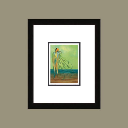 Summer Winds by Maxine Noel, Indigenous Art Print, First Nations, Native Americans, Framed Art Card