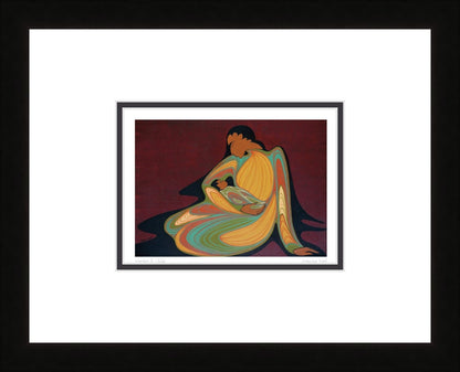 Mother & Child by Maxine Noel, Indigenous Art Print, First Nations, Native Americans, Framed Art