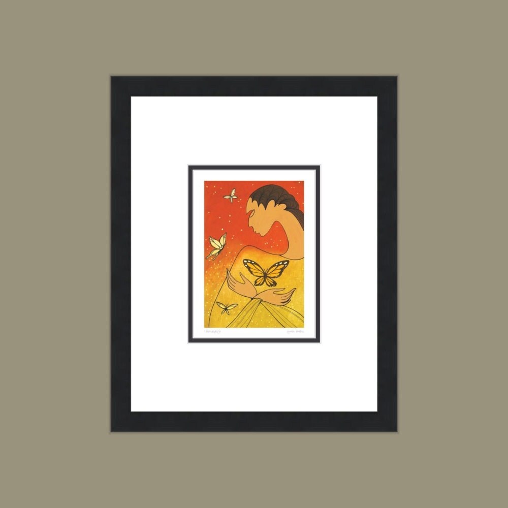 Serendipity by Maxine Noel, Indigenous Art Print, First Nations, Native Americans, Framed Art