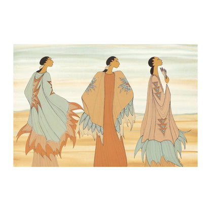 Going To The Dance by Maxine Noel, Indigenous Art Print, First Nations, Native Americans, Framed Art