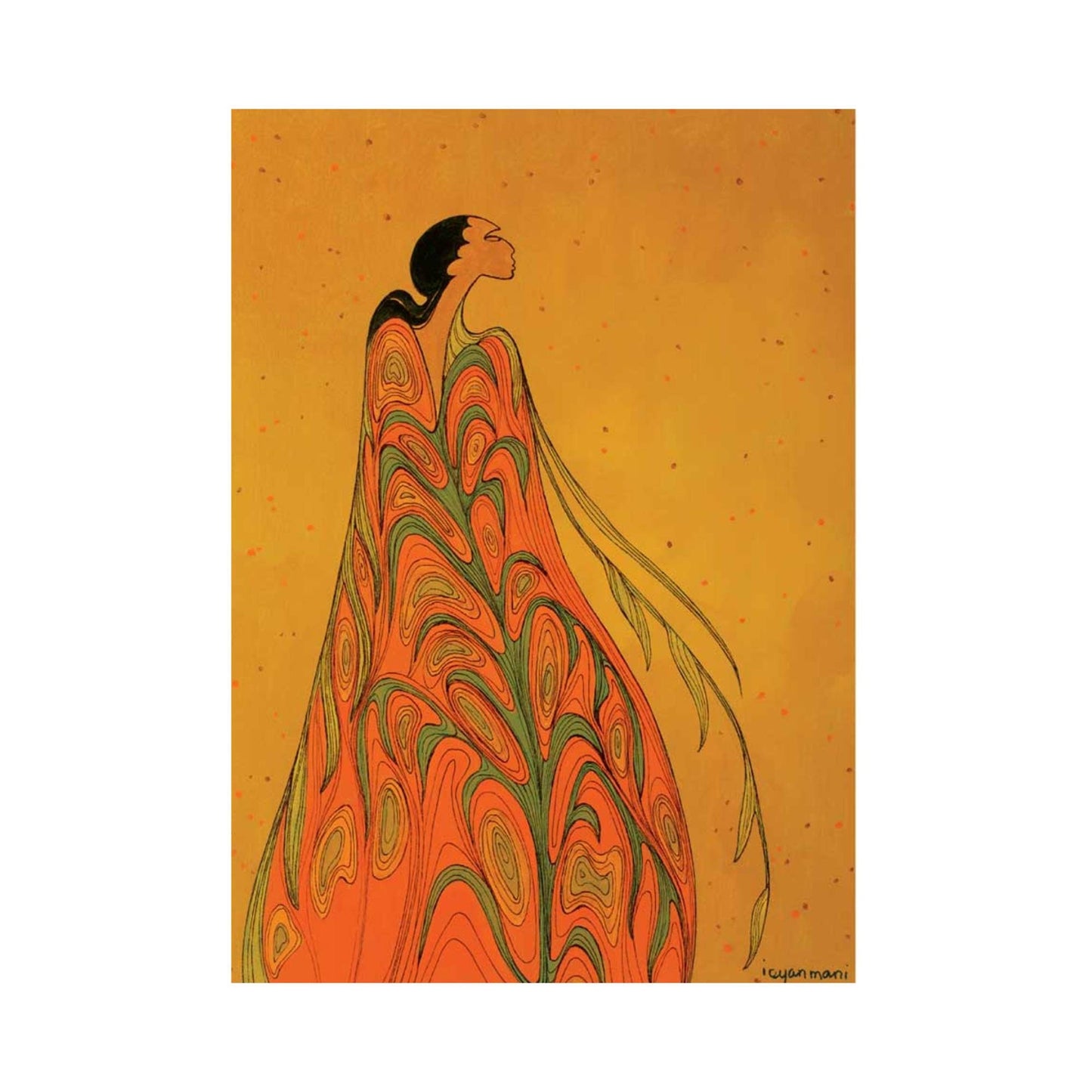 Spring Comes In by Maxine Noel, Indigenous Art Print, First Nations, Native Americans, Framed Art