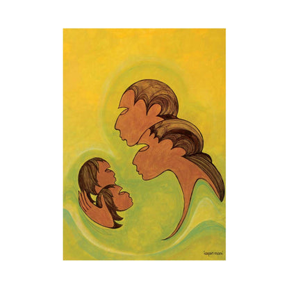 Love by Maxine Noel, Indigenous Art Card, First Nations, Native Americans, Framed Art