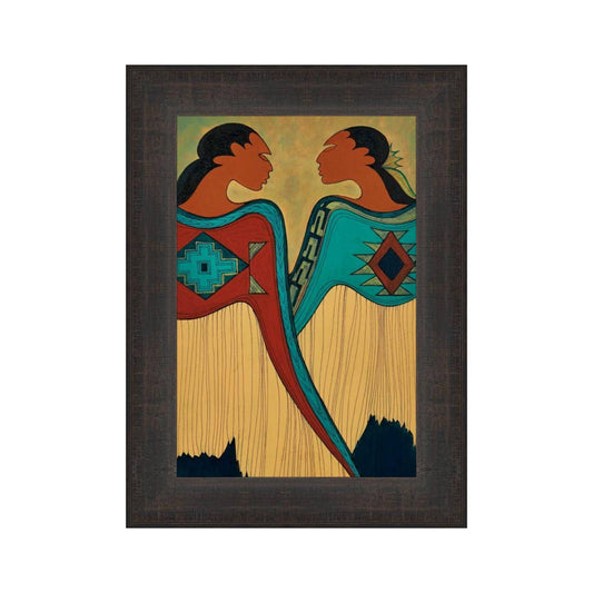 My Sister Myself by Maxine Noel, Indigenous Art, First Nations, Native Americans, Framed Art