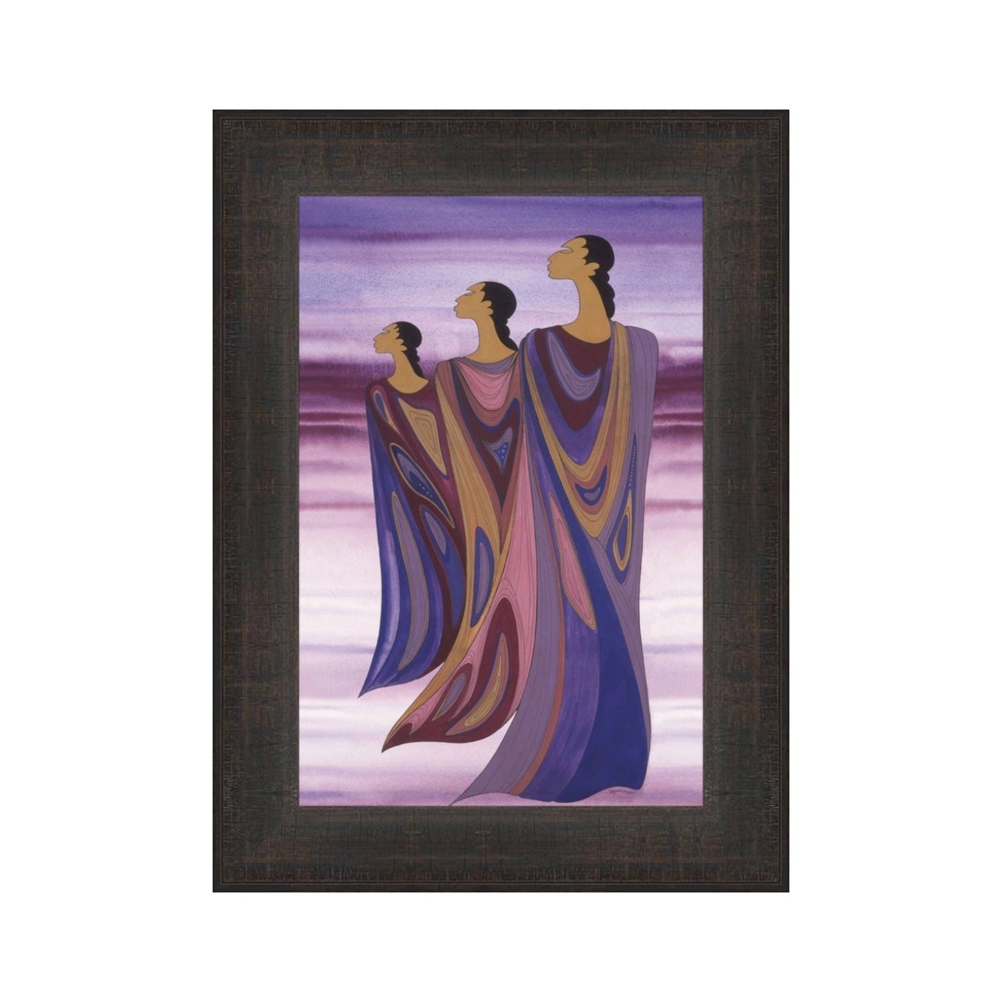 Strength Through The Centuries by Maxine Noel, Indigenous Art Card, First Nations, Native Americans, Framed Art