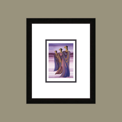 Strength Through The Centuries by Maxine Noel, Indigenous Art Card, First Nations, Native Americans, Framed Art