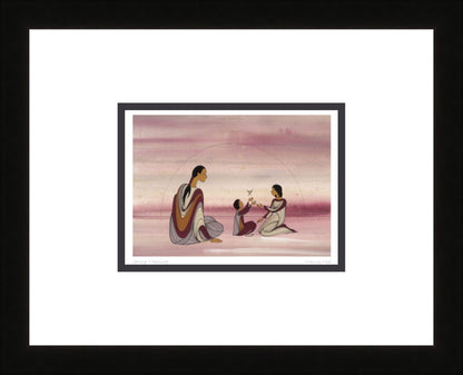 Spring Morning by Maxine Noel, Indigenous Art Card, First Nations, Native Americans, Framed Art Card