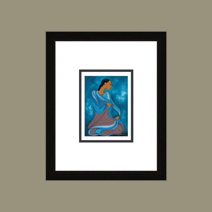 Water…the giver of life by Maxine Noel, Indigenous Art Card, First Nations, Native Americans, Framed Art