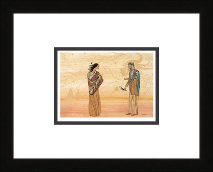 Ancestral Guidance by Maxine Noel, Indigenous Art Print, First Nations, Native Americans, Framed Art