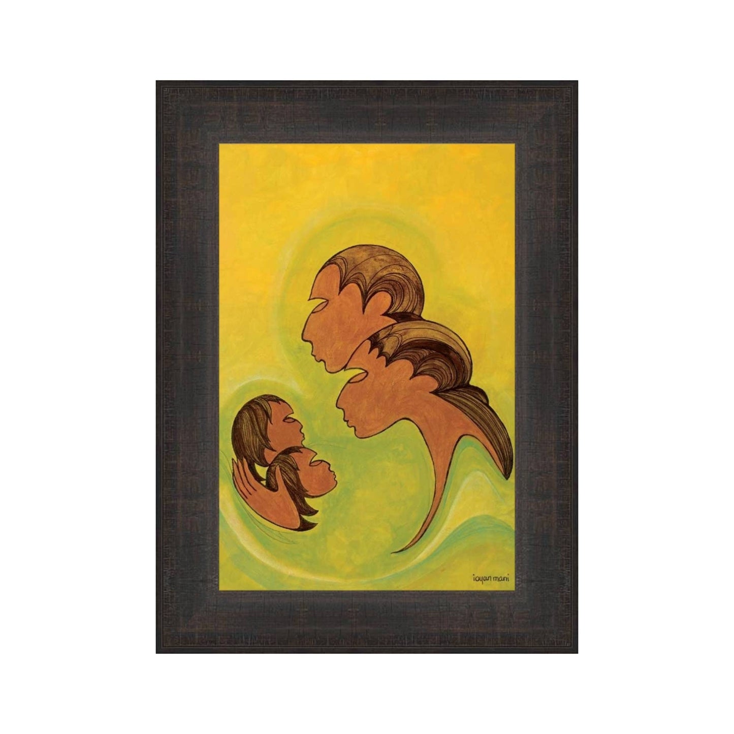 Love by Maxine Noel, Indigenous Art Card, First Nations, Native Americans, Framed Art