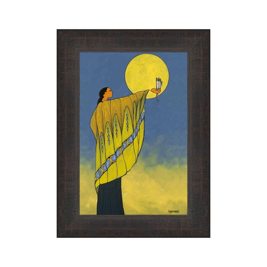 Moon Medicine by Maxine Noel, Indigenous Art Print, First Nations, Native Americans, Framed Art