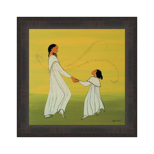 Dance of Spring by Maxine Noel, Indigenous Art Print, First Nations, Native Americans, Framed Art