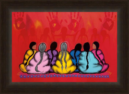 The Sacredness of Women By Simone Mcleod , Indigenous Art Print, First Nations, Native American Indian Decor