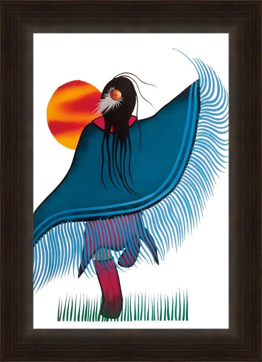 Healing Dance By Simone Mcleod , Indigenous Art Print, First Nations, Native American Indian Decor