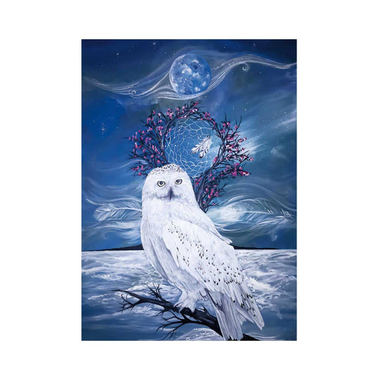 Midnight Wisdom by Karen Erickson, Indigenous Art Print, First Nations, Native American Indian Decor