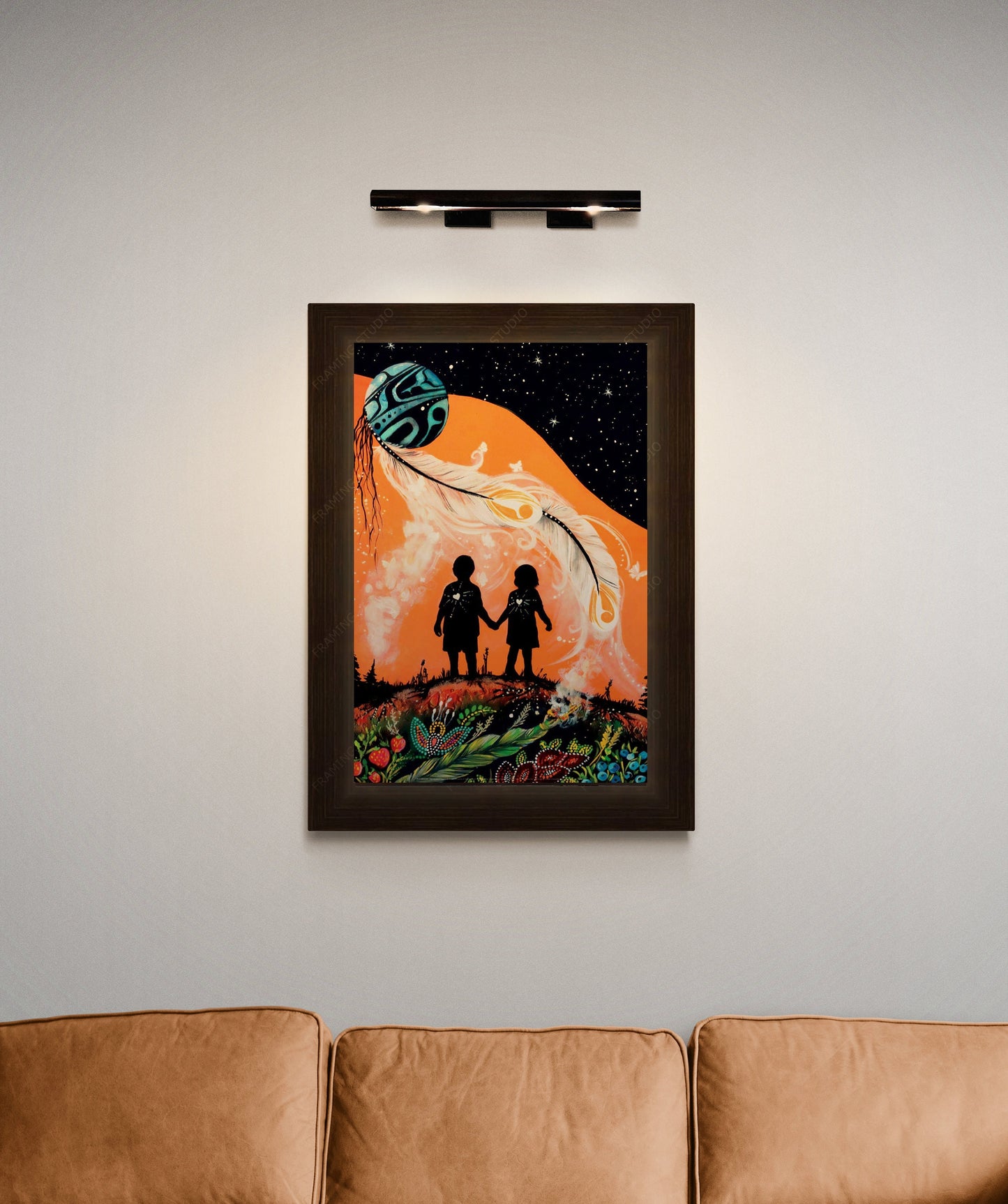 The Journey Home by Karen Erickson, Indigenous Art Print, First Nations, Native American Indian Decor