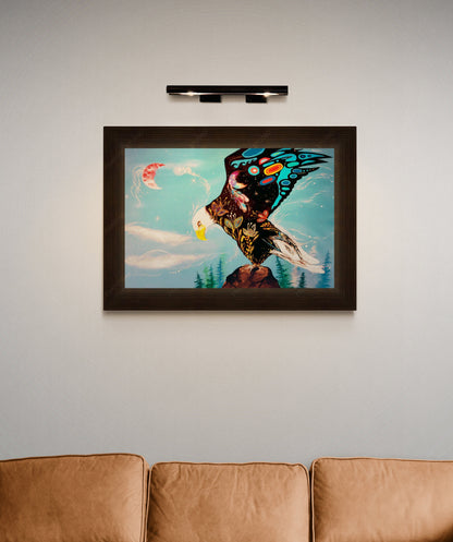Majestic Eagle by Karen Erickson, Indigenous Art Print, First Nations, Native American Indian Decor