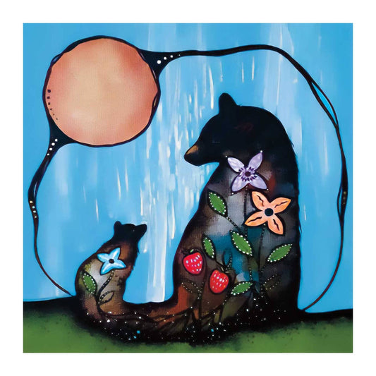 Momma Bear by Carla Joseph, Indigenous Art Print, First Nations, Native American Decor