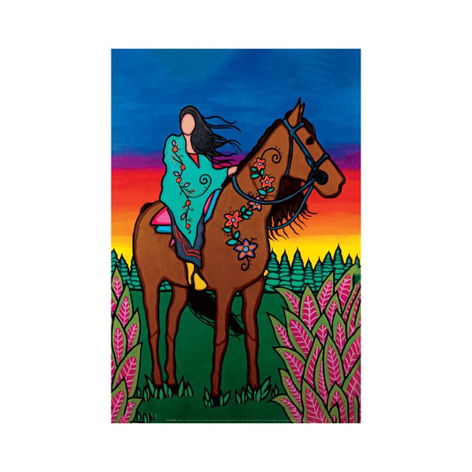 Finding Their Way by Talon Nash, Indigenous Art Print, First Nations, Native American Indian Decor