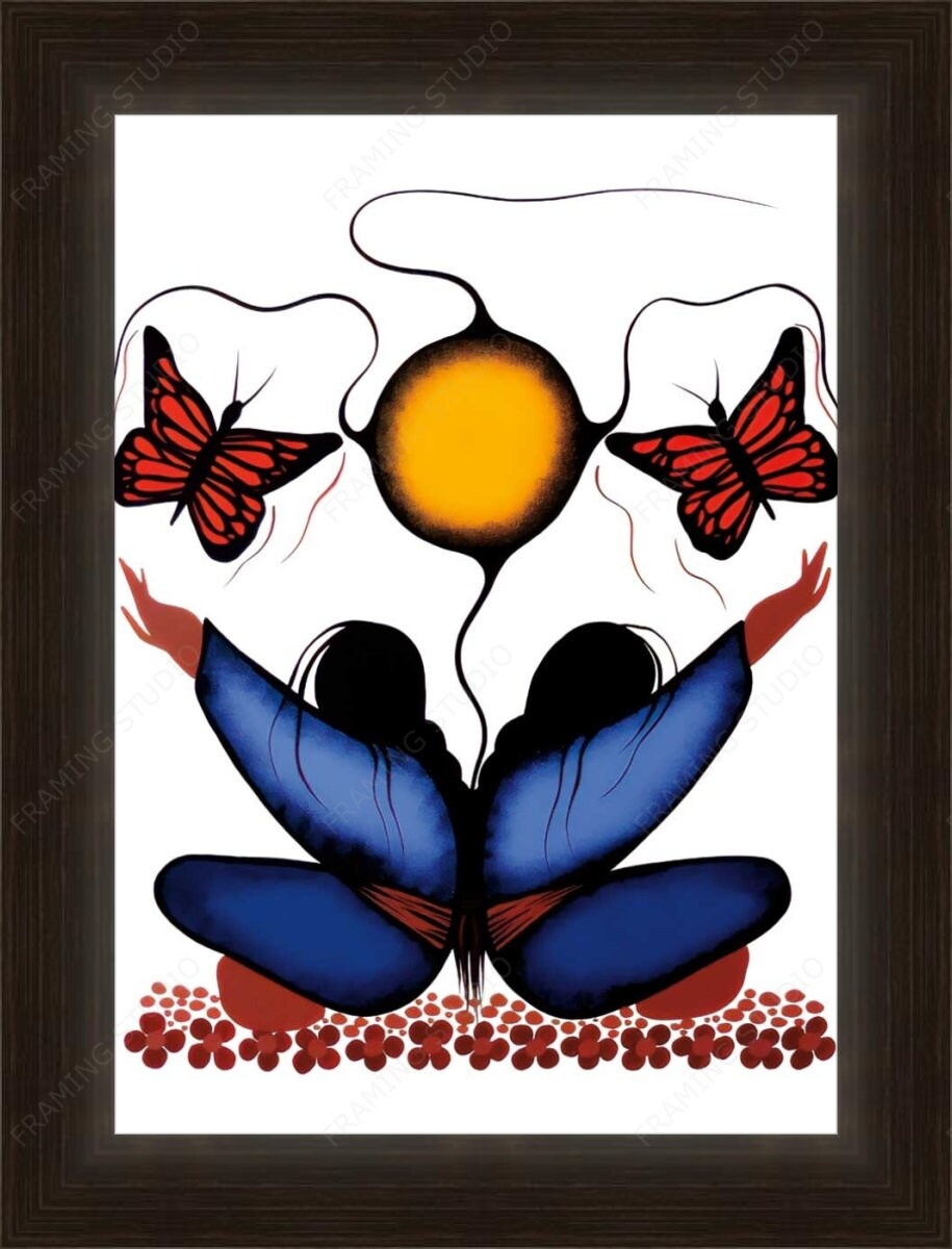 Carry Our Prayers By Simone Mcleod , Indigenous Art Print, First Nations, Native American Indian Decor