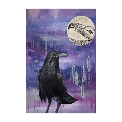 Raven Keeper by Karen Erickson, Indigenous Art Print, First Nations, Native American Indian Decor