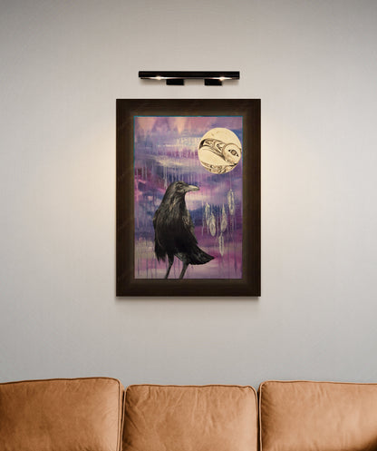 Raven Keeper by Karen Erickson, Indigenous Art Print, First Nations, Native American Indian Decor