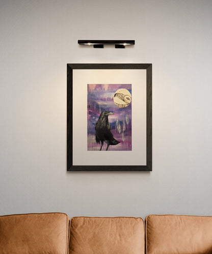 Raven Keeper by Karen Erickson, Indigenous Art Print, First Nations, Native American Indian Decor