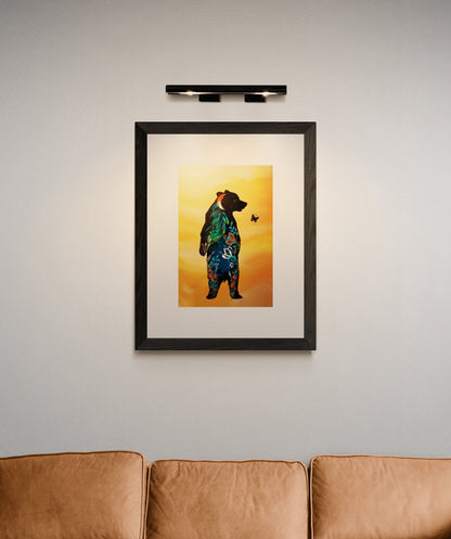 Journey Of The Bear by Karen Erickson, Indigenous Art Print, First Nations, Native American Indian Decor