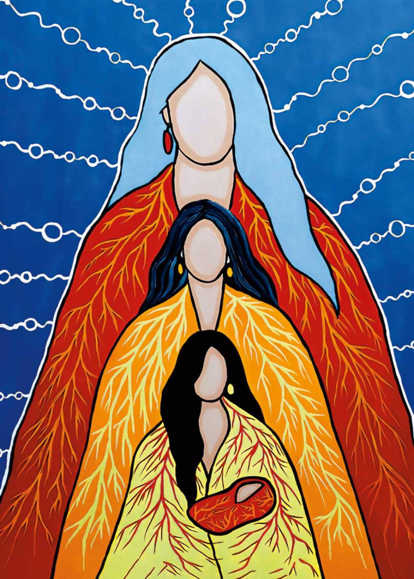 All My Ancestors by Talon Nash, Indigenous Art Print, First Nations, Native American Indian Decor