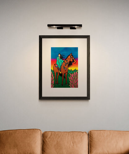 Finding Their Way by Talon Nash, Indigenous Art Print, First Nations, Native American Indian Decor